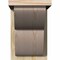Ekena Millwork Crestline Rough Sawn Corbel w/Backplate, Douglas Fir, 8"W x 12"D x 12"H COR08X12X12CRE01RDF - alternate 3